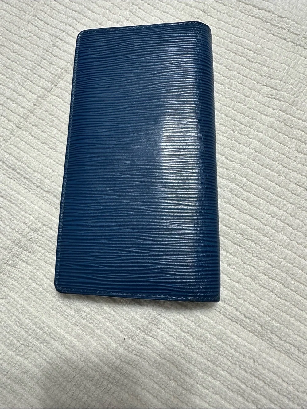 Louis Vuitton Deep Navy Epi Leather Long Wallet